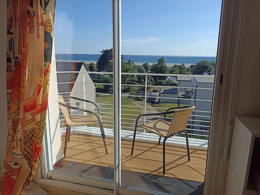 Villa D'Une Pointe A L'Autre, Maison Avec Vue Sur Mer, A 400 Metres De La Plage De Pentrez Saint-Nic